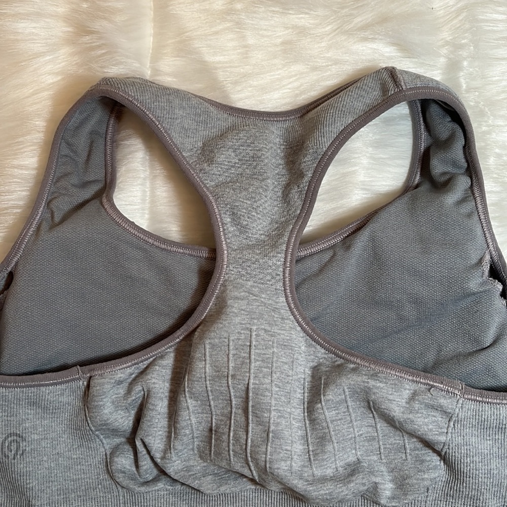 𝅺CHAMPION Gray Athletic Sports Bra - Picture 8 of 10